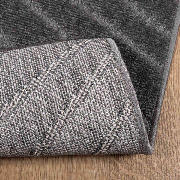 vidaXL Area Rugs Rectangular HUARTE Anthracite 150 x 80 cm Polyester