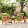 vidaXL Garden Chairs 2 pcs Solid Acacia Wood