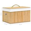 vidaXL Bamboo Storage Boxes 4 pcs