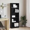 vidaXL Bookshelf Black Oak 60 x 24 x 176 cm Engineered Wood