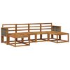 vidaXL Outdoor Sofa Set 6 pcs Natural Solid Acacia Wood