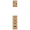 vidaXL Garage Cabinets 2 pcs Artisan Oak Engineered Wood