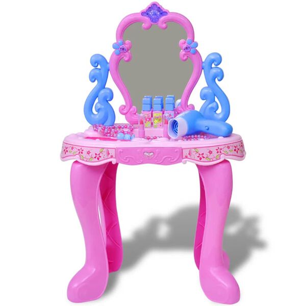 vidaXL Kids'/Children's Playroom Standing Toy Vanity Table with Light/Sound