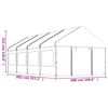 vidaXL Gazebo with Roof White 8.92x4.08x3.22 m Polyethylene