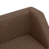 vidaXL Dog Sofa Brown 60x37x39 cm Linen