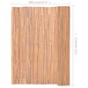 vidaXL Bamboo Fence 125x400 cm