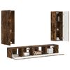 vidaXL TV Cabinet Set Wall-mounted 3 pcs Smoked Oak Engineered Wood