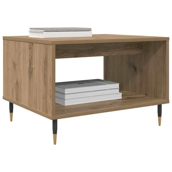 vidaXL Coffee Table Artisan oak 60 x 50 x 40 cm Engineered wood
