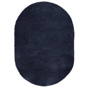 vidaXL Shaggy Rug High Pile NAVARRA Navy 300x200 cm Polyester