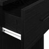 vidaXL Computer Tower Stand with Drawer Black 35x45x77 cm