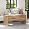 vidaXL Coffee Table Artisan Oak 102 x 50.5 x 46.5 cm Engineered Wood