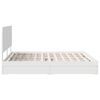 vidaXL Storage Bed with Headboard White 180 x 200 cm Engineered Wood