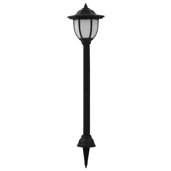 vidaXL Outdoor Solar Lamps 3 pcs LED Black