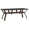 vidaXL 9 Piece Garden Dining Set Brown and Black