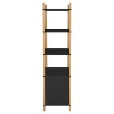 vidaXL Highboard Black 80x40x153 cm Engineered Wood