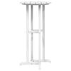 vidaXL Bar Table White 55 x 55 x 107 cm HDPE