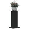 vidaXL Plant Stands 2 pcs Black 30x30x60 cm Engineered Wood
