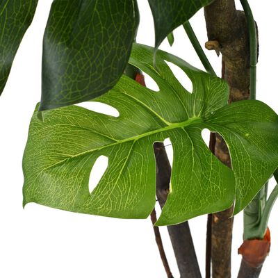 vidaXL Artificial Monstera Plant with Pot 130 cm Green