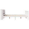 vidaXL Bed Frame without Mattress White 140x200 cm Solid Wood Pine