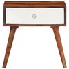vidaXL Side Table 45x30x45 cm Solid Wood Acacia