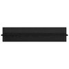vidaXL Wall Shelves 4 pcs Black Oak 80 x 11.5 x 18 cm Engineered Wood