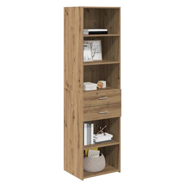 vidaXL Highboard Artisan Oak 50 x 42.5 x 185 cm Engineered Wood