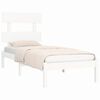 vidaXL Bed Frame without Mattress White 90x200 cm Solid Wood