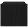 vidaXL TV Cabinet Black Oak 60x31x25.5 cm Engineered Wood