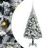 vidaXL Artificial Christmas Tree with 150 LEDs with Stand White 120 cm