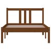vidaXL Bed Frame without Mattress Honey Brown Solid Wood 90x200 cm