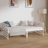 vidaXL Day Bed without Mattress White 90x190cm Solid Wood Pine