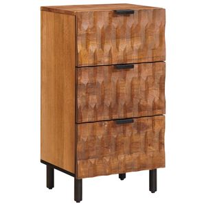 vidaXL Sideboard Acacia Brown Finish 40 x 33 x 75 cm Solid Mango Wood