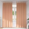 vidaXL Blackout Curtains with Rings 2 pcs Light Brown 225 x 140 cm