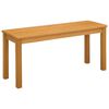 vidaXL Dining Bench 95 x 32 x 45 cm Solid Oak Wood Natural