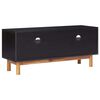 vidaXL TV Cabinet 100x35x45 cm Solid Acacia Wood and MDF
