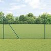 vidaXL Fence Post Green 10 x 1.5 m (12 x 12 mm mesh) Steel