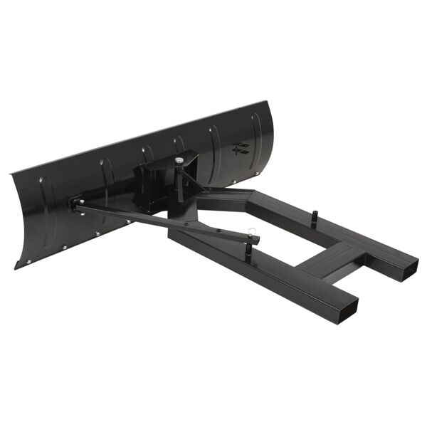 vidaXL Snow Plough for Forklift 150x38 cm Black