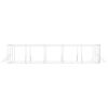 vidaXL Outdoor Dog Kennel Silver 6x10x2 m Galvanised Steel