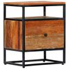 vidaXL Bedside Cabinet | Multicolour | Solid reclaimed wood | Small