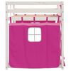 vidaXL Bunk Bed without Mattress Pink 90x200 cm Solid Wood Pine