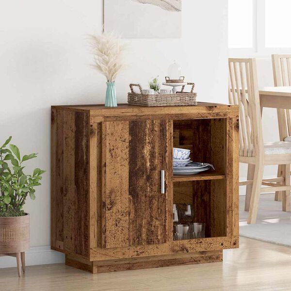 vidaXL Sideboard Old Wood 80 x 40 x 75 cm Engineered Wood