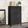 vidaXL Industrial Wardrobe Anthracite 67x35x107 cm Steel