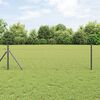 vidaXL Hexagon Fence Grey 1.5 x 10 m Steel