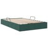 vidaXL Storage Bed with Mattress Dark Green 120 x 200 cm Velvet