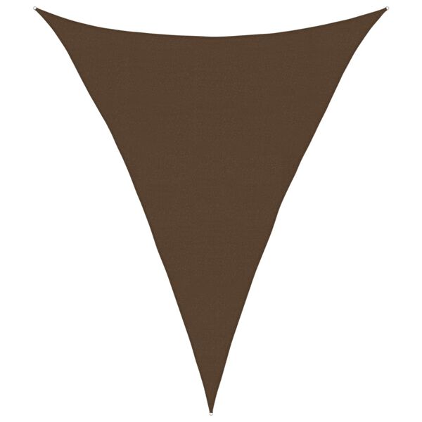 vidaXL Sunshade Sail 160 g/m² Brown 4x5x5 m HDPE