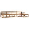 vidaXL Outdoor Sofa Set 5 pcs Natural Solid Acacia Wood