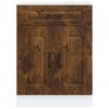 vidaXL Kitchen Base Cabinet Kalmar Smoked Oak Engineered Wood