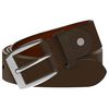 vidaXL Men's Business Belt Leather Brown 95 cm