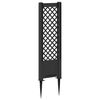 vidaXL Trellis with Spike PP Anthracite