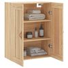 vidaXL Wall Mounted Cabinet Sonoma Oak 69.5x34x90 cm Engineered Wood